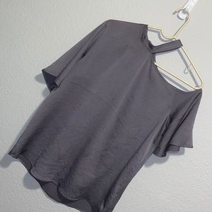 Gray blouse